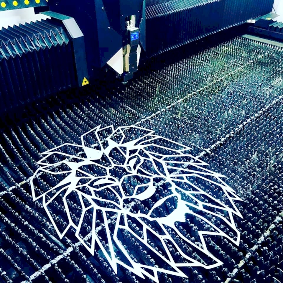 CNC lazer kesilmiş özel şekilli paslanmaz parça