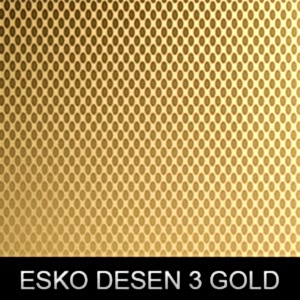 Gold desen 3 dekoratif paslanmaz sac