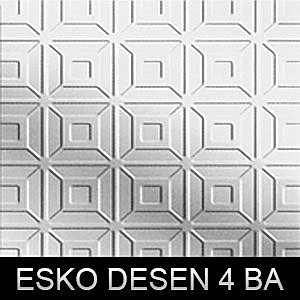 Gümüş desen 4 dekoratif paslanmaz sac