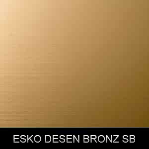 Bronz satine dekoratif paslanmaz sac