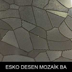 Gümüş mozaik desenli paslanmaz sac