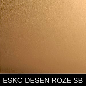 Rose gold satine dekoratif paslanmaz sac
