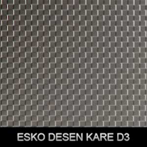 D3 kare desenli paslanmaz sac