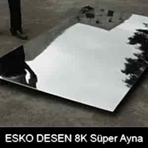 8K süper ayna dekoratif paslanmaz sac