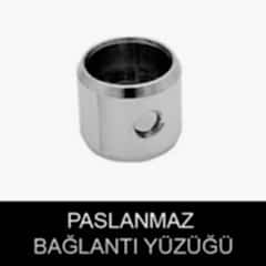 Paslanmaz boru bağlantı yüzüğü ve bilezik