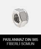 DIN 985 paslanmaz fiberli somun
