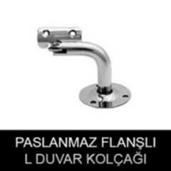 Paslanmaz flanşlı duvar kolçağı konsolu