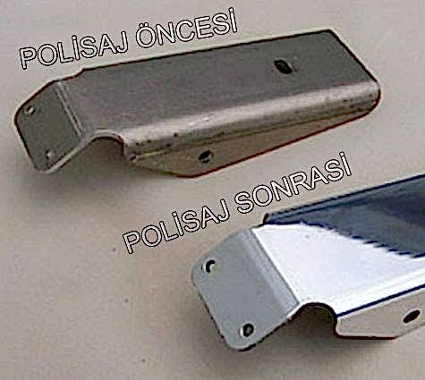 polisaj öncesi ve sonrası