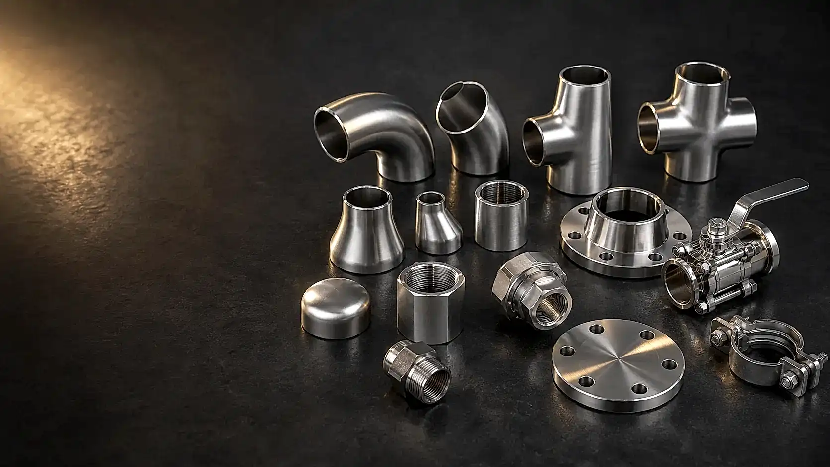 Paslanmaz fittings, vana, flanş ve bağlantı ürünleri